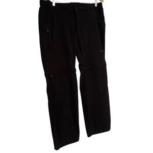 Arctix Black Cargo Pants Durable and Versatile Zipper legs